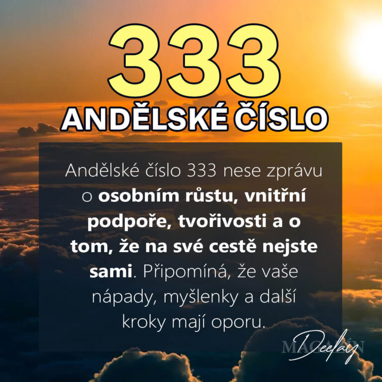 Andělské číslo 333: Podpora, komunikace a sebevyjádření