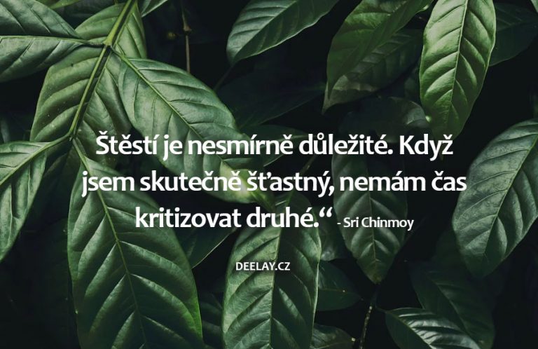 Definice štěstí: Obyčejné věci, které mají největší hodnotu