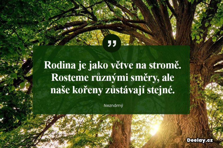 Nejkrásnější citáty o rodině: 12 citátů o lásce, rodičích a domově