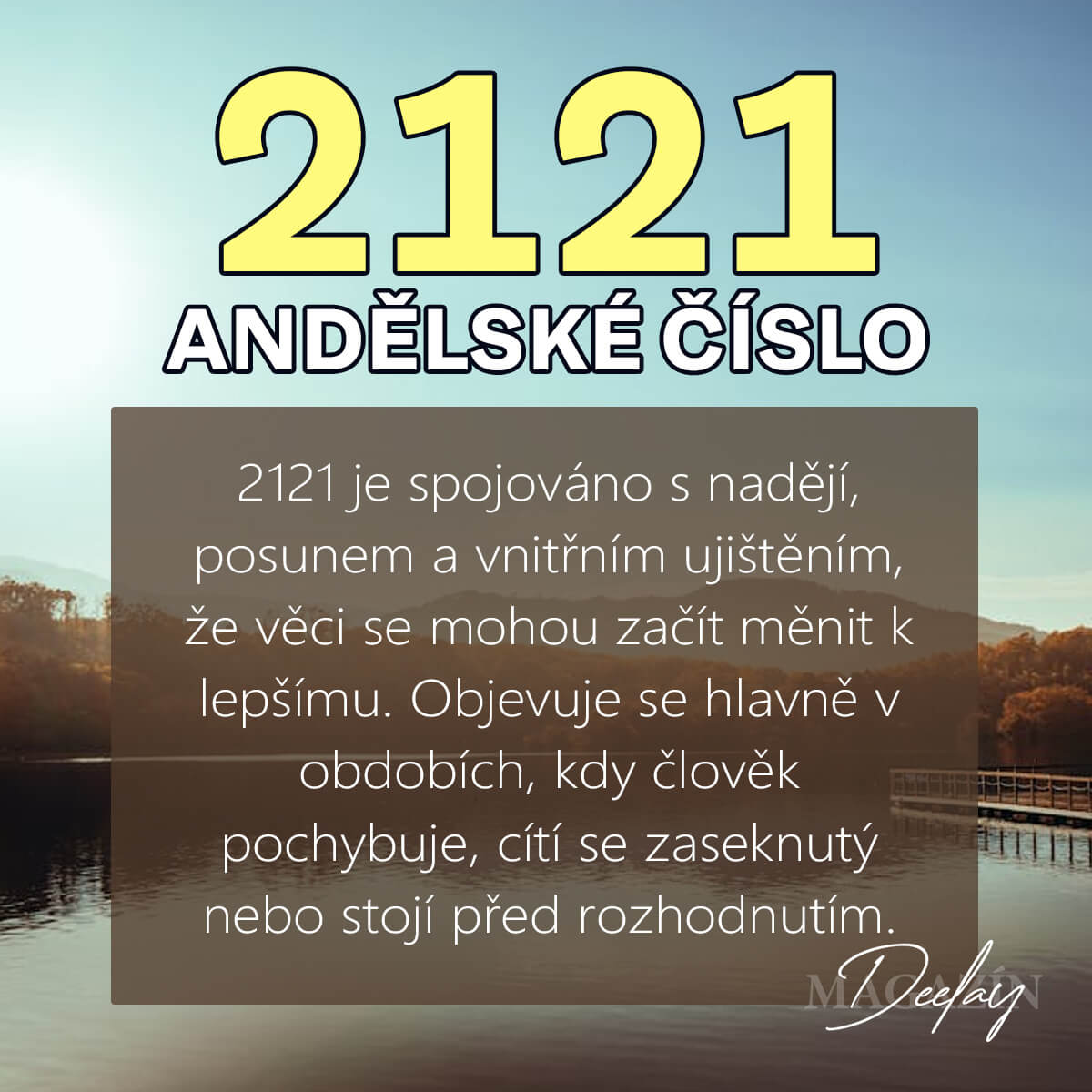 2121 andělské číslo