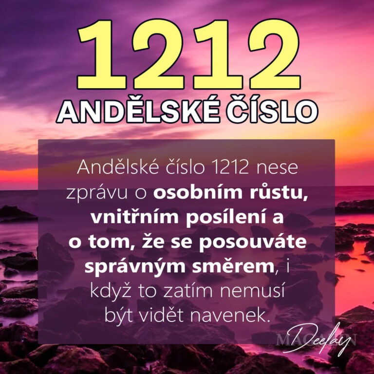 Andělské číslo 1212: Víra, nové začátky a důvěra v budoucnost