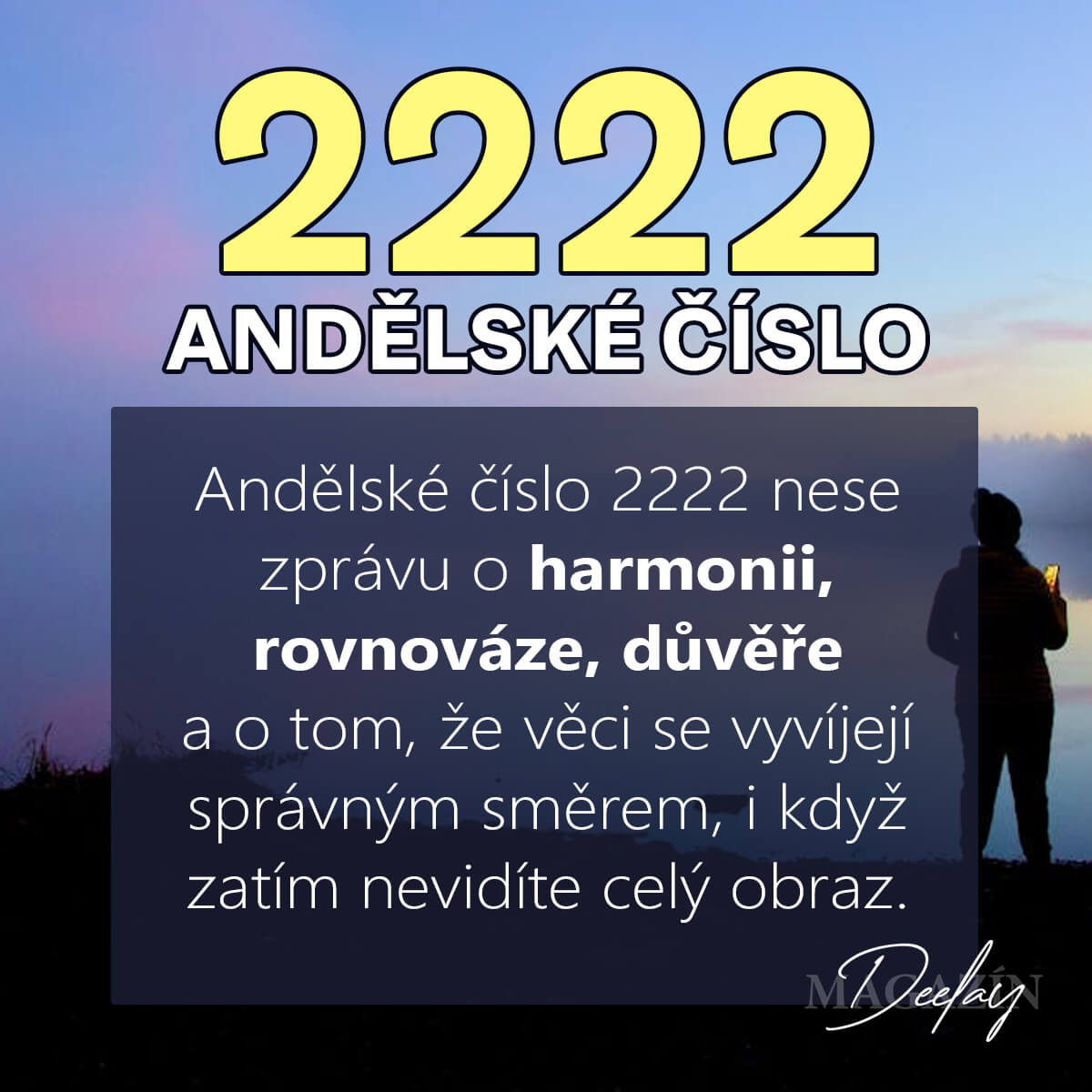 2222 andělská čísla