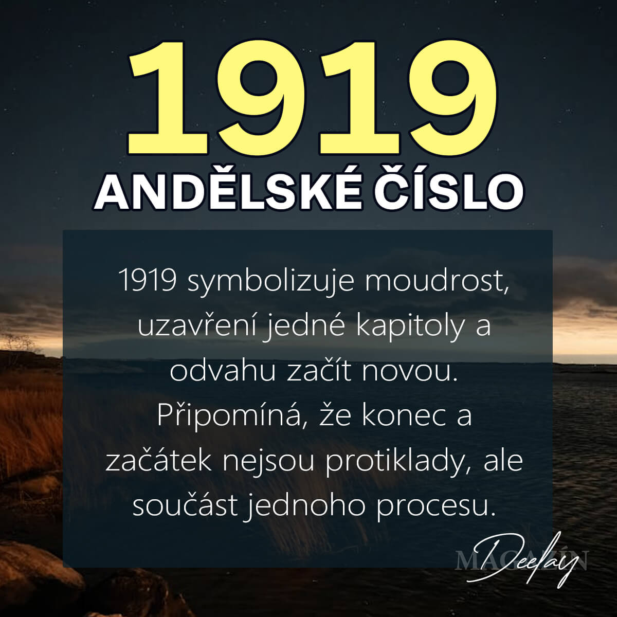 1919 andělské číslo
