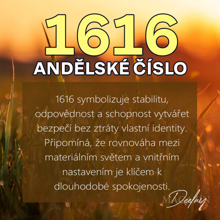 Andělské číslo 1616: Začněte u sebe a vše ostatní bude následovat