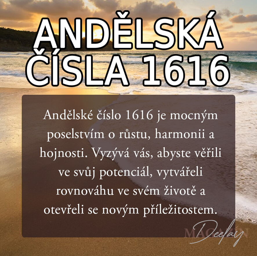 1616 andělské číslo