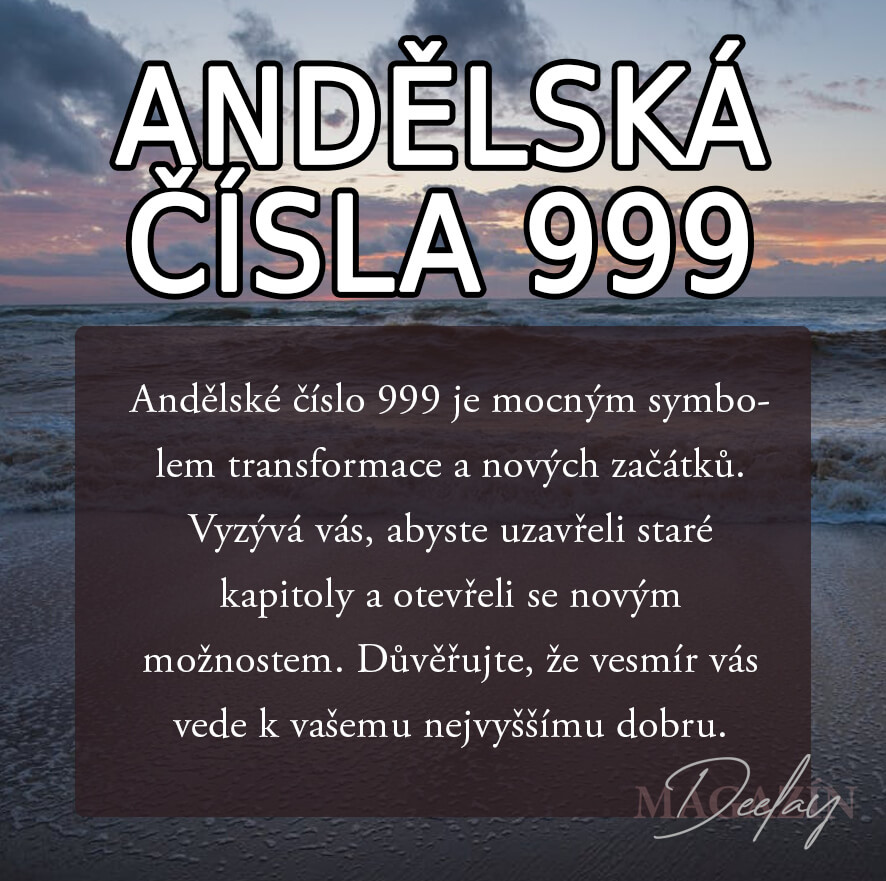 999 andělské číslo