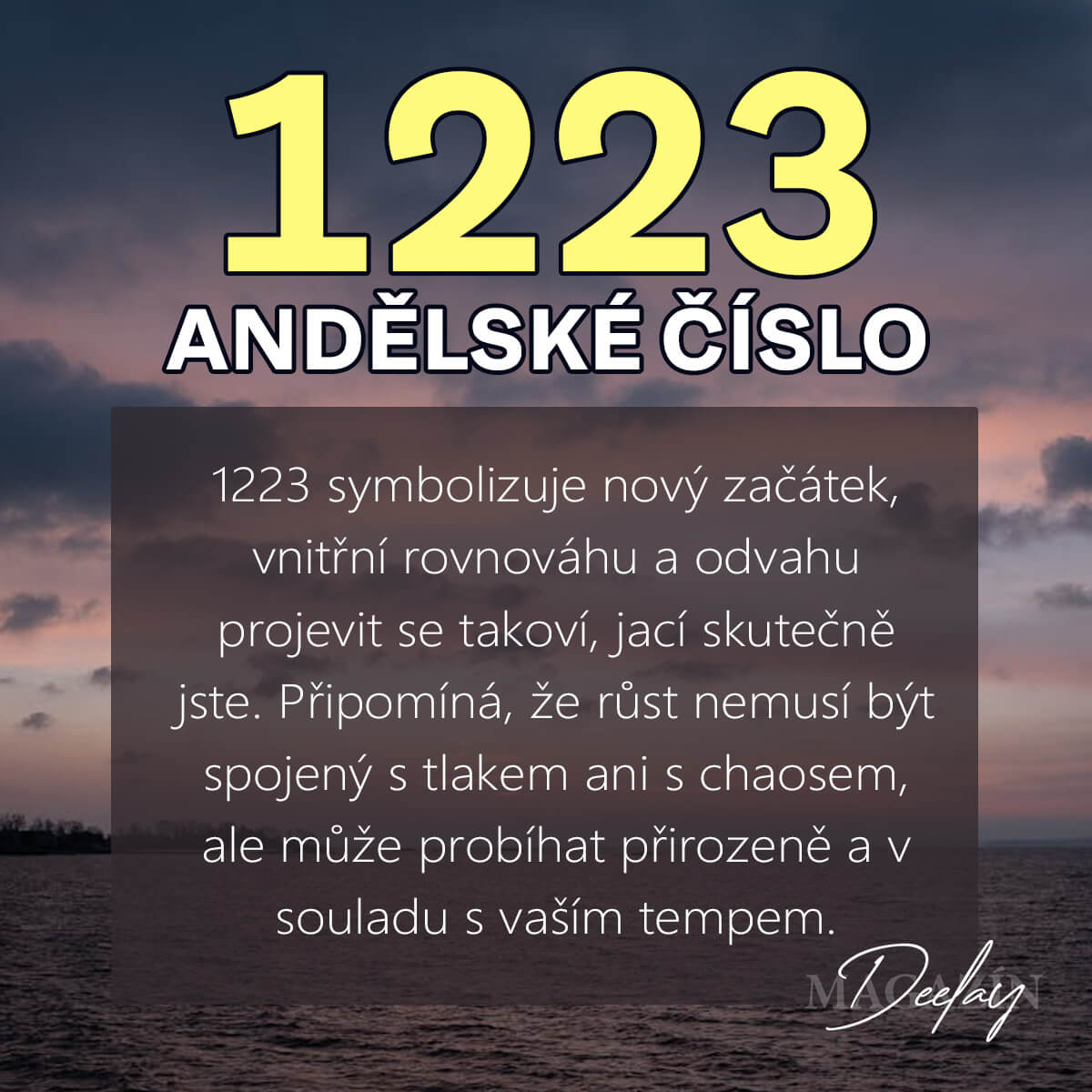 1223 andělské číslo