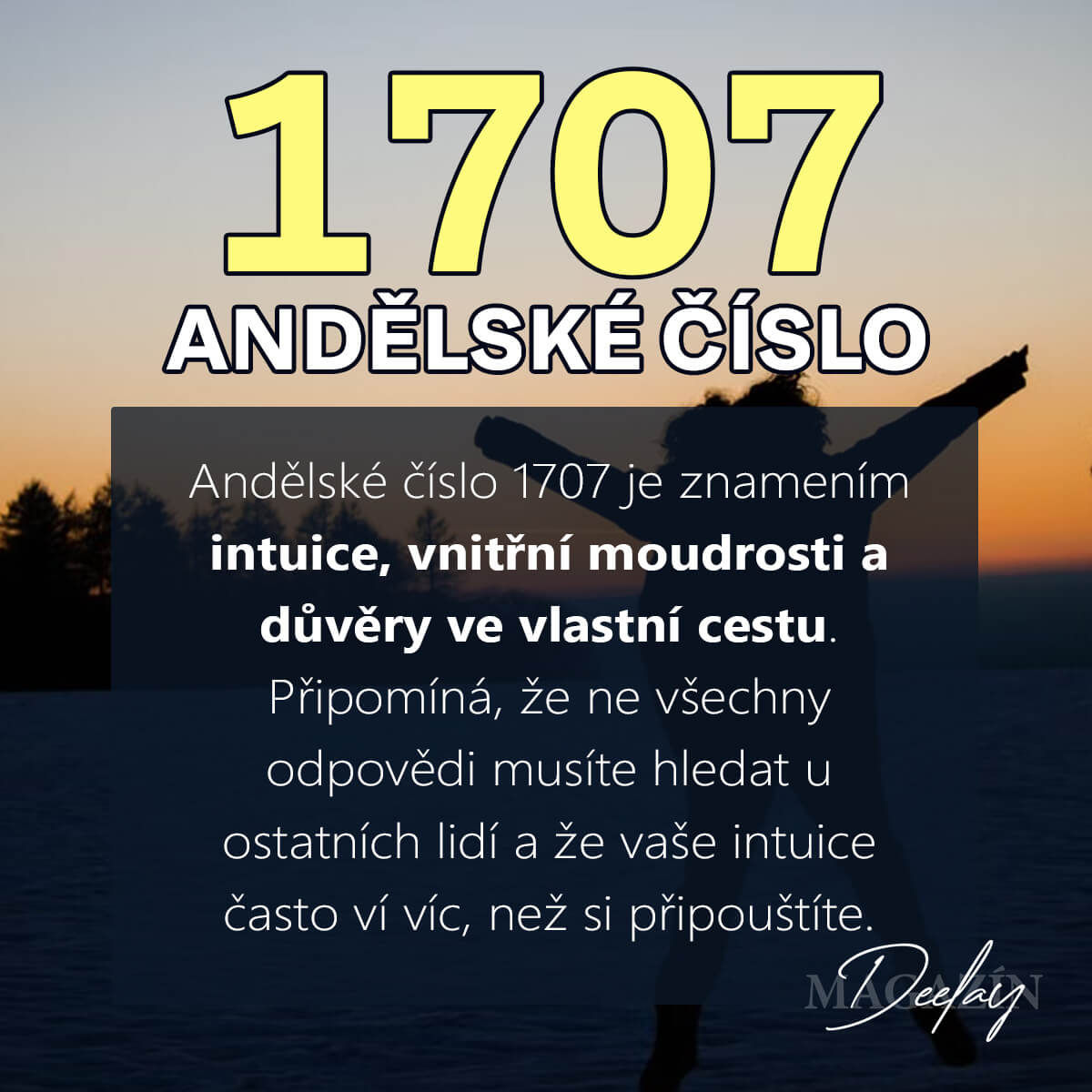 1707 andělská čísla