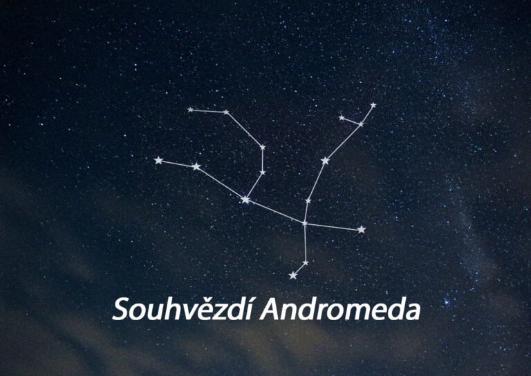 Andromeda: Souhvězdí s příběhem princezny a galaxií