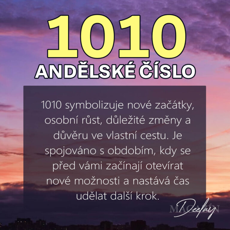 Andělské číslo 1010: Změna, nové příležitosti a vykročení vpřed