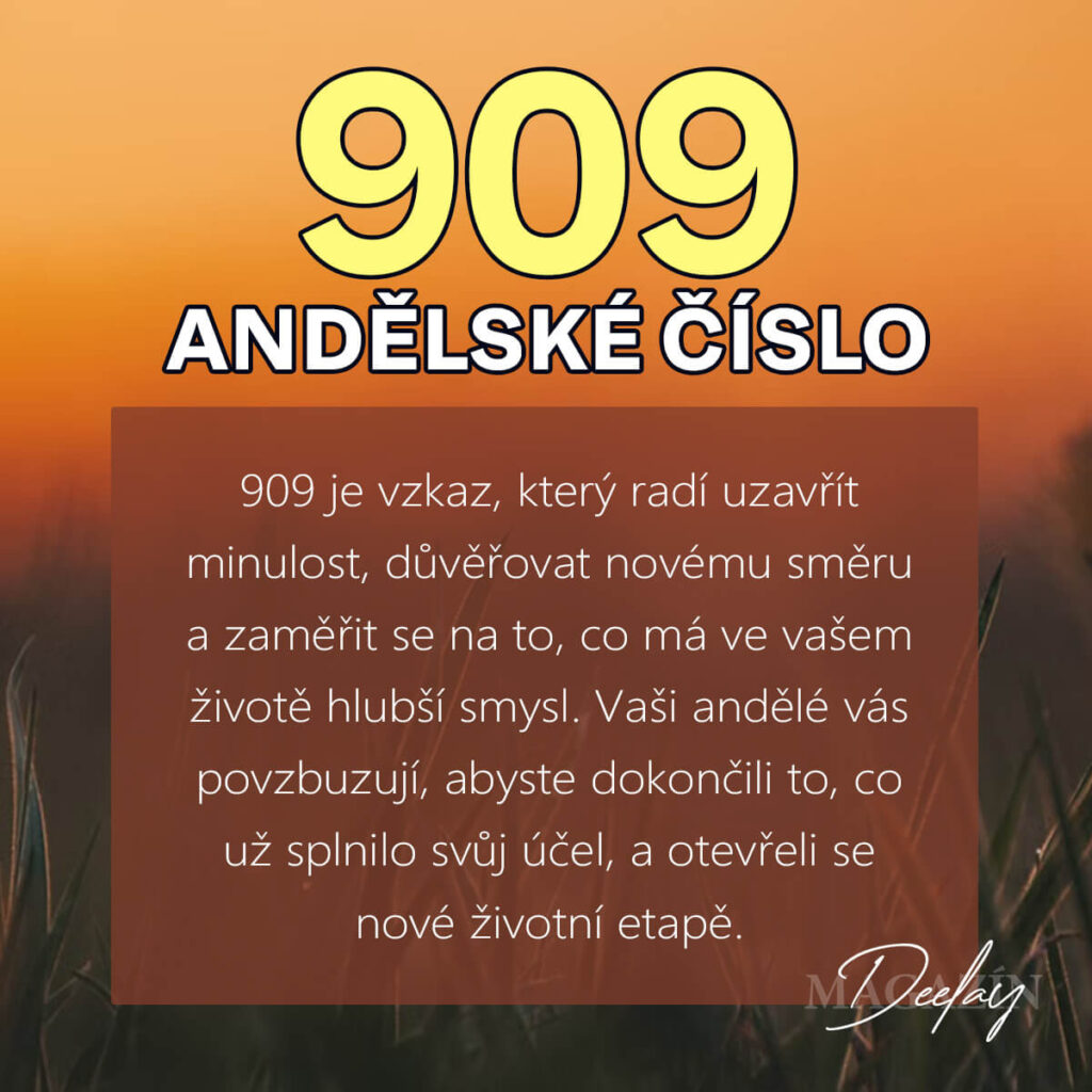 909 andělská čísla